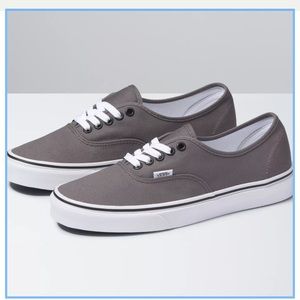 Pewter/black Authentic Vans sneaker